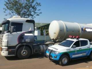 Combustível estava sendo transportado sem licença ambiental (Foto Divulgação PMA)