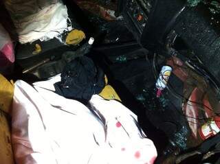 Polícia localizou bebidas no interior do veículo. Foto: Divulgação 