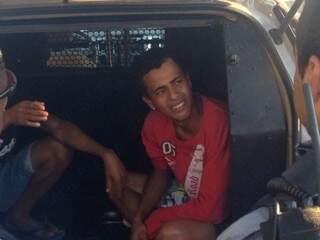 Bruno foi detido acusado de participar do assalto (Foto: Rádio Caçula)