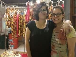 Luciana Duairibe e Priscilla Gonçalves, responsáveis pela marca Ludic, fizeram a noite japonesa ontem na Brava (Fotos: Lucas Arruda)