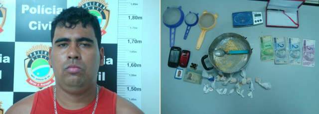  Preso traficante que vendia drogas em frente a postos de sa&uacute;de e escolas