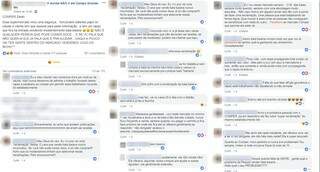 No facebook, são mais de 300 comentários em defesa do vendedor na página &quot;Aonde não ir em Campo Grande&quot;. (Foto: Reprodução / Facebook / Aonde não ir em Campo Grande)