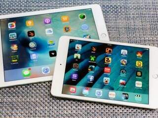 Dois dos modelos de iPad da marca. (Foto: Reprodução/Tecmundo) 