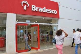 O Banco Bradesco lidera as denúncias por mau atendimento. (Foto: Arquivo)
