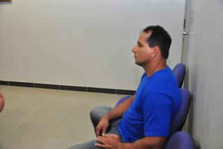 Paulo César Lucas na primeira audiência de acusação, em março. (Foto: João Garrigó)