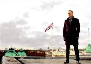 Daniel Craig em cena do novo filme da série 007