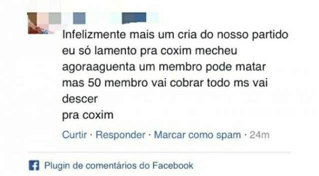 Ap&oacute;s amea&ccedil;as contra policiais na internet, jovem &eacute; preso por desacato