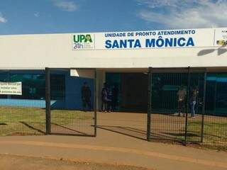 Fachada da UPA Santa Mônica, em Campo Grande. Vistoria técnica em abril deste ano constatou falta de médicos e profissionais. (Foto: Marcos Ermínio/Arquivo)