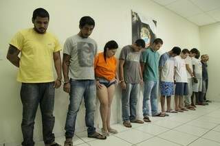 Dos dezoito envolvidos no morte de Fininho, doze foram presos e quatro adolescente apreendidos  (Foto: João Paulo Gonçalves)