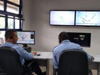 Central de Monitoramento começa a funcionar hoje em Campo Grande (Foto: Bruna Kaspary)