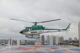 Hospital tem heliponto com área de 320 metros quadrados. (Foto: João Paulo Gonçalves)