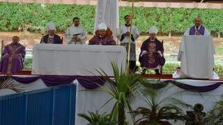 Missa de abertura da Campanha da Fraternidade, que foca no combate ao Aedes. (Foto:Divulgação)