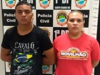 Rodrigo de Aquino Lopes e Stephanie Ferreira de Oliveira, foram identificados como os assassinos do operação de máquinas (Foto: Divulgação)