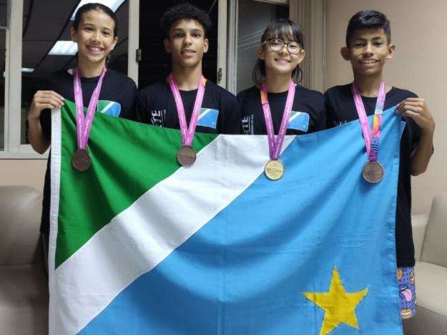 Judocas de MS faturam 4 medalhas na etapa nacional dos Jogos Escolares