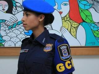 Guarda terá braçadeira e boina azul como diferencial do uniforme (Foto: Marina Pacheco)