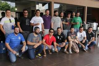 A 1º brassagem reuniu sete grupos cervejeiros da Capital (foto:Marcos Erminío)