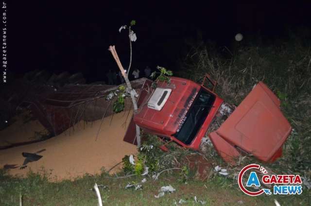 Acidente mata duas pessoas na MS-295 em Tacuru 