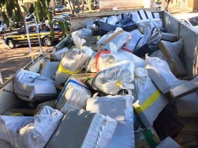 Paulista preso com carga recorde de maconha pega dez anos de pris&atilde;o