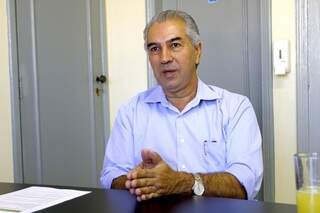 Reinaldo Azmbuja é do PDSB e tenta a reeleição pra governador de MS. (Foto: Saul Schramm/Arquivo)