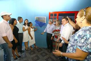 Governador inaugurou centro de atendimento em Aquidauana. (Foto: Divulgação)