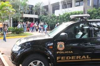 Secretaria de Obras foi fechada hoje pela Polícia Federal. (Foto: Marcos Ermínio)