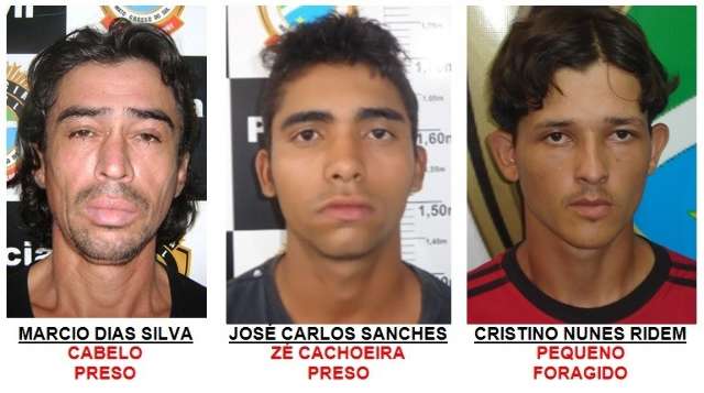 Pol&iacute;cia prende dois e procura terceiro suspeito de assaltos ao com&eacute;rcio