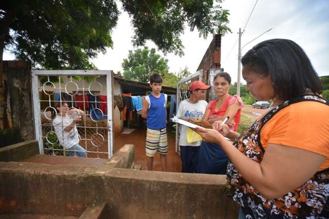 Defesa Civil visita fam&iacute;lias atingidas pela chuva em Dourados