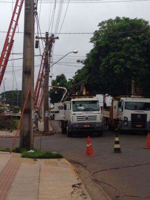 Bairros ficam sem energia e Enersul alega manuten&ccedil;&atilde;o preventiva