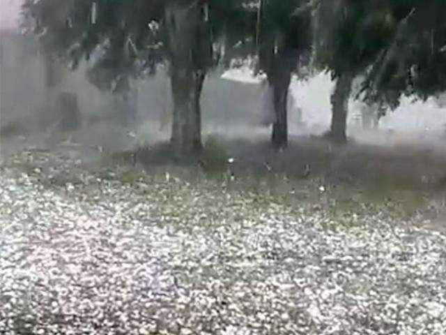 Com tempo inst&aacute;vel, at&eacute; chuva de granizo &eacute; espet&aacute;culo no Pantanal