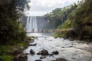 Passagem do Desafio Brou Bruto de Mountain Bike da região Centro-Oeste, realizado em maio deste ano em Costa Rica (Foto: Prefeitura/Divulgação)