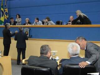 Sessão da Câmara Municipal nesta terça-feira (30). (Foto: Izaias Medeiros/Câmara Municipal)