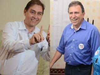 Gastos de Alcides Bernal (à esquerda) e Edson Giroto, que disputaram o 2º turno à Prefeitura de Campo Grande, estão disponíveis no site do TSE.