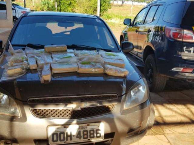 Douradense &eacute; preso com 20 quilos de coca&iacute;na que entregaria em MG 