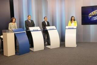 Debate da TV Morena é o último antes das eleições. (Foto: Alcides Neto)