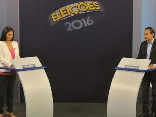 Candidatos no último debate antes da votação do segundo turno. (Foto: Alcides Neto)