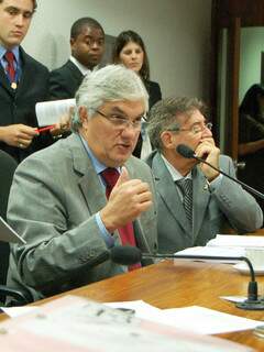 Senador Delcídio do Amaral preside sessão do CAE durante aprovação do projeto. (Foto: Divulgação)