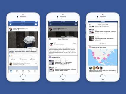 Facebook lança "botão de contexto" no combate ao fake news 