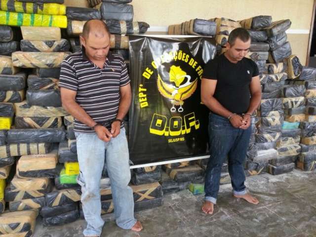 Traficantes presos pelo DOF levariam maconha para Campo Grande