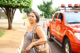 Cristiane Alves da Silva relata que há sempre acidente na região