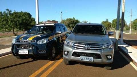 Jovens s&atilde;o presos com Hilux de arquiteto a caminho do Paraguai