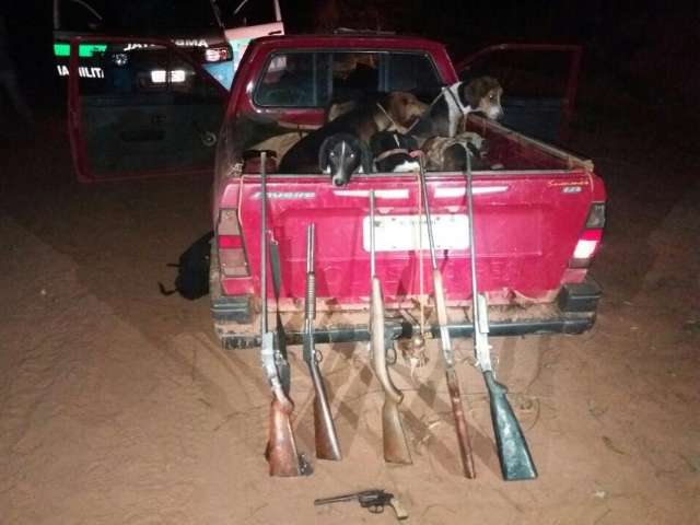 Ap&oacute;s flagrante, cachorros de ca&ccedil;a ficar&atilde;o com propriet&aacute;rio deles