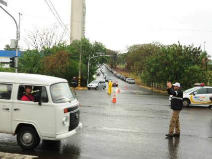  Segurança para chegada de Temer congestiona altos da Mato Grosso