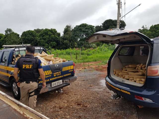 Rapaz de 19 anos &eacute; preso em flagrante com 620 kg de maconha