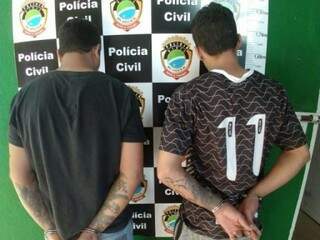 Júnior e Caio permanecem presos (Foto: O Correio News)