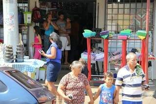 Comércio abriu normalmente no Aero Rancho, o maior bairro de Campo Grande. (Foto: Marcos Ermínio)