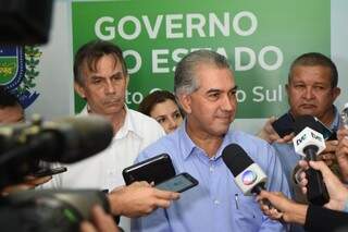 Reinaldo Azambuja disse que não é ele quem decide o nome do candidato, mas o partido Fotos: Jessica Barbosa