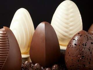 Todos os ovos da Sweet são feitos com chocolate belga. (Foto: Alexis Prappas) 