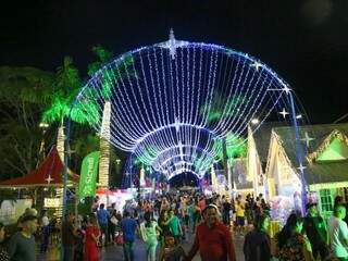 Cidade do Natal segue com shows durante todo o fim de semana. (Foto: Paulo Francis)