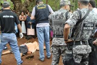 Rapaz foi esfaqueado no peito, após discussão durante festa em uma residência n
na aldeia (Foto: Dourados News)