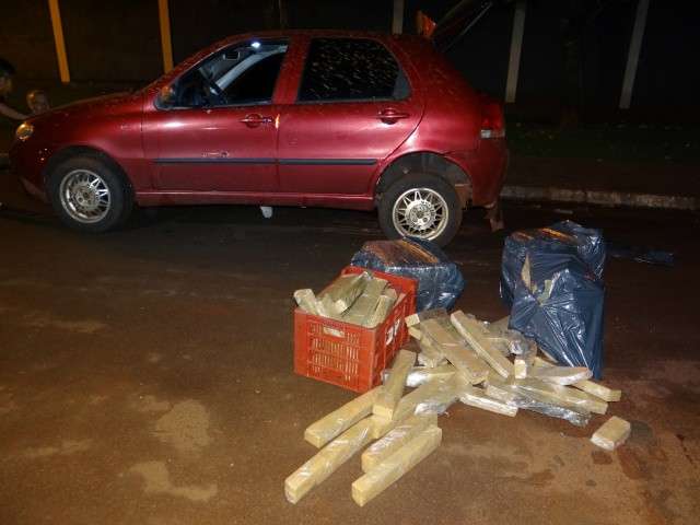 Traficante fura 7 bloqueios e percorre 40 km at&eacute; cair em barranco e ser preso